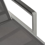 Outdoor Mesh and Aluminum Chaise Lounge - NH341503