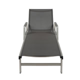 Outdoor Mesh and Aluminum Chaise Lounge - NH341503