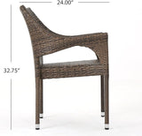 Outdoor Wicker Stacking Chairs (Set of 4) - NH182103