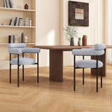 Contemporary Upholstered Dining Chair – Soft Cushioned Seat & Back