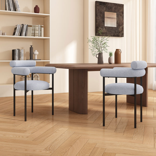 Contemporary Upholstered Dining Chair – Soft Cushioned Seat & Back