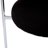 Contemporary Upholstered Dining Chair – Soft Cushioned Seat & Back