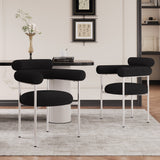 Contemporary Upholstered Dining Chair – Soft Cushioned Seat & Back