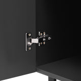 35 in. H Modern 2 Door Storage Cabinet, Adjustable Shelves