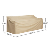 Chilla Outdoor Patio Rectangle 3-seater Sofa Cover
