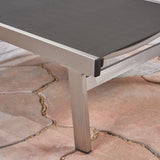 Outdoor Mesh and Aluminum Chaise Lounge - NH341503