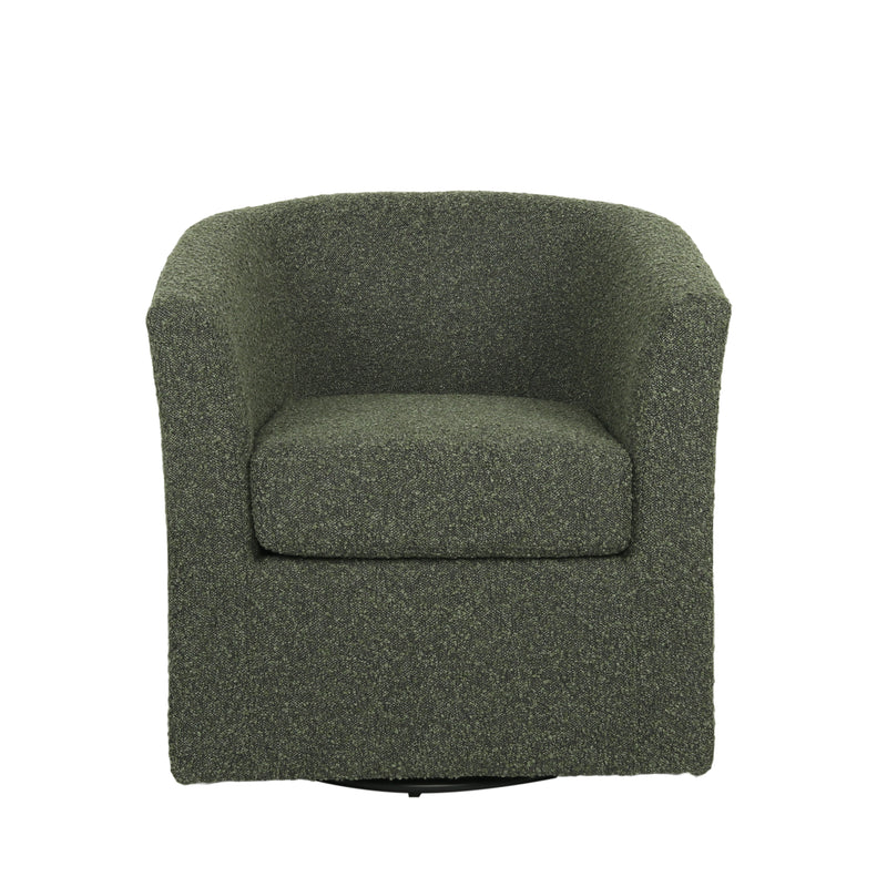 Jackson Contemporary Upholstered Swivel Club Chair