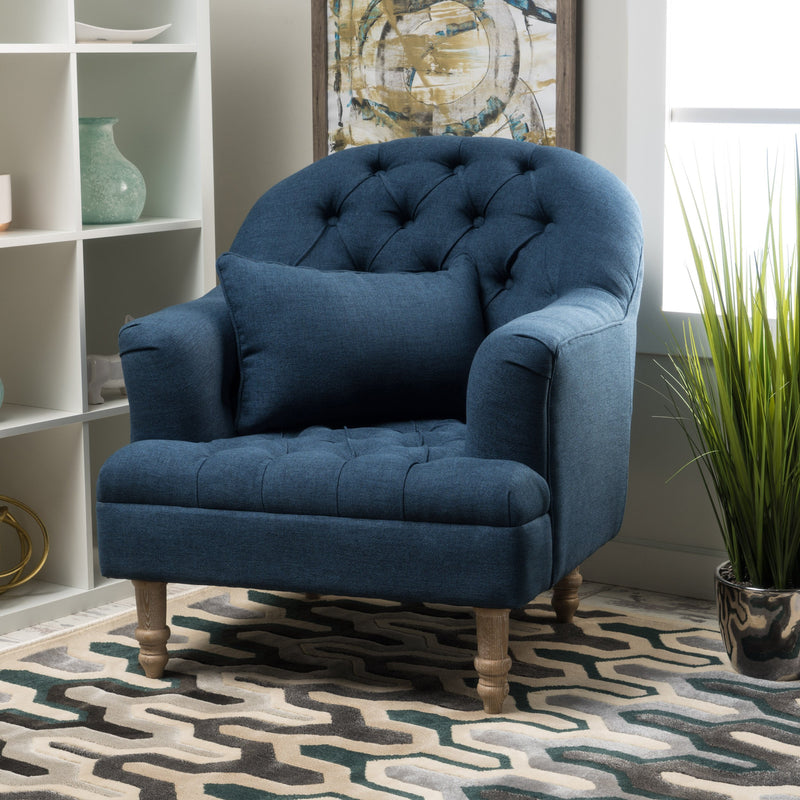 Fabric Tufted Club Chair - NH347992