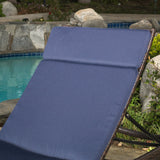 Outdoor Adjustable Chaise Lounge Chairs w/ Cushions (set of 2) - NH339592
