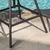 Outdoor Adjustable Pipe Barstool with Cushions - NH100692