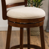 29-Inch Fabric Swivel Backed Bar Stool - NH236692