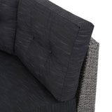 10pc Outdoor Fire Pit Sectional Sofa Set - NH488992