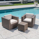 2-Seater Outdoor Chat Set with Side Table - NH909103