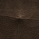 Contemporary Tufted Chocolate Brown Fabric Sectional Sofa Set - NH513692