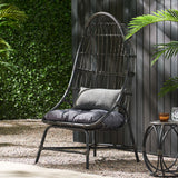 Cortina Outdoor Wicker Basket Chair with Cushion