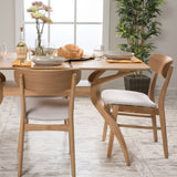 Fabric/ Wood Finish Dining Chair (Set of 2 - NH099892