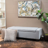 Tufted Fabric Storage Ottoman Bench - NH005992