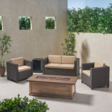 4-Seater Outdoor Fire Pit Sofa Set - NH319903