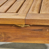 Outdoor 6-Seater Acacia Wood Expandable Dining Set - NH705603