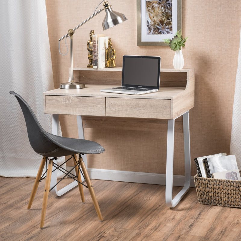 Wood Computer Desk with Drawers - NH607692