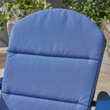 Outdoor Acacia Wood Folding Adirondack Chairs with Cushions - NH136403