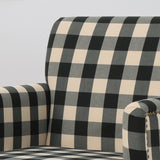 Eve Tufted Fabric Club Chair