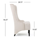Traditional Design High Back Fabric Dining Chair - NH449992