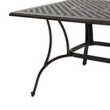 Outdoor Bronze Cast Aluminum Rectangular Dining Table (ONLY) - NH572003