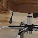 Modern Tufted Microfiber Adjustable Swivel Desk Chair w/ Rolling Casters - NH169403