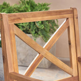 Outdoor Acacia Wood Dining Chair (Set of 2 - NH286403
