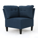 Mid Century Modern 5 Piece Fabric Sectional Sofa - NH506303