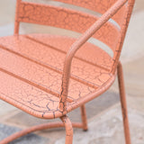 Outdoor 3 Piece Crackle Finished Iron Bistro Set - NH953303