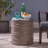 16-inch Light-Weight Concrete Side Table - NH788403
