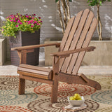 Outdoor Foldable Acacia Wood Adirondack Chair - NH773503