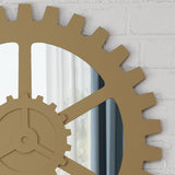 Industrial Gear Wall Mirror - NH835403