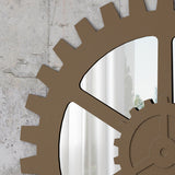 Industrial Gear Wall Mirror - NH835403