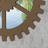 Industrial Gear Wall Mirror - NH835403