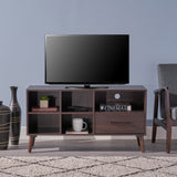 Mid Century Modern Shelves & Drawer TV Stand - NH404403