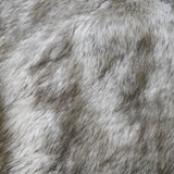 Modern Glam Rectangular Taupe Faux Fur Throw Blanket - NH332403