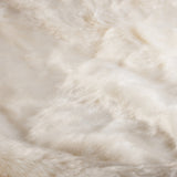 Modern Glam Rectangular Taupe Faux Fur Throw Blanket - NH332403