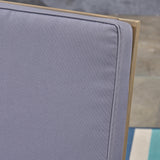 Outdoor Acacia Wood Rocking Chair with Side Table - NH929503