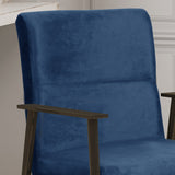 Modern Glam Velvet Dining Arm Chair - NH932803