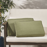 Outdoor Rectanglular Water Resistant 12"x20" Lumbar Pillows - NH079703