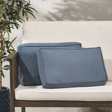 Outdoor Rectanglular Water Resistant 12"x20" Lumbar Pillows - NH079703