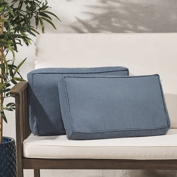 Outdoor Rectanglular Water Resistant 12"x20" Lumbar Pillows - NH079703