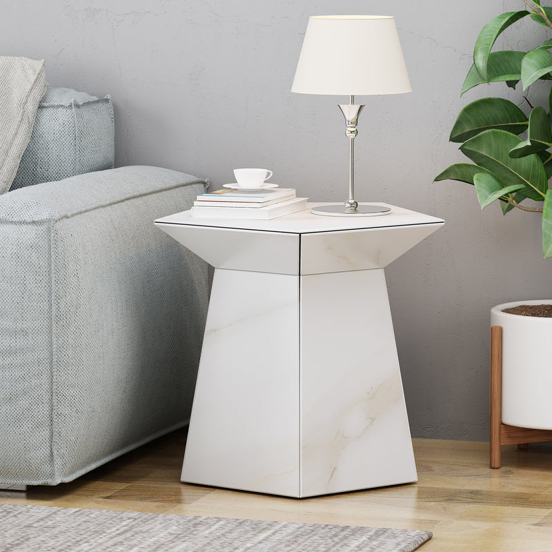 Modern Pentagon Accent Table - NH628803
