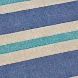 Indoor Geometric  Area Rug, Blue and Ivory - NH546503