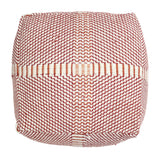 Outdoor Boho Water Resistant 26" Rectangular Ottoman Pouf - NH520803