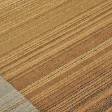 Indoor Abstract Reflected Gradient Blue and Brown Rectangular Area Rug - NH502603