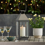 16" Modern Outdoor Stainless Steel Lantern - NH762013